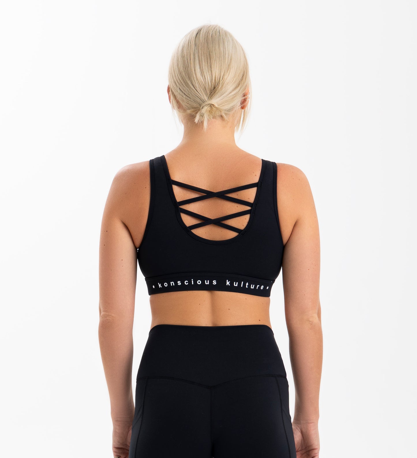 Cross-Back High Support Sports Bra